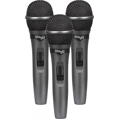 Abbildung von Stagg Live Stage Dynamisches Mikrofon (Set von 3)