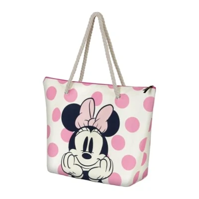 Abbildung von Karactermania Strandtasche Disney Minnie Maus Dots Soleil Tragetasche, große Henkel