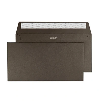 Abbildung von Blake Creative Colour 226 Briefumschläge Haftklebung Dunkelbraun DL+ 114 x 229 mm 120g/m² 500 Stück