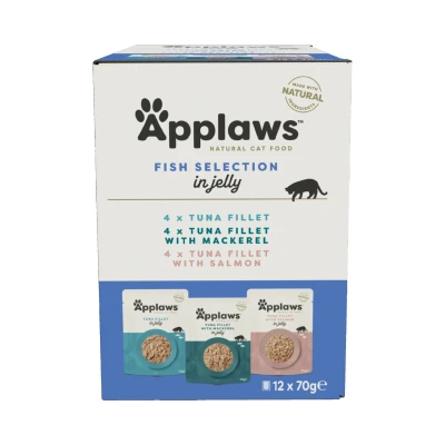 Abbildung von Applaws Quick Serve Gelee Multipack Fischauswahl 12 x 70 gr.