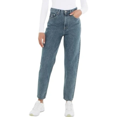 Abbildung von Tommy Jeans Damen Mom Jean Uh Tpr Ah4067 High Waist, Blau (Denim Medium), 33W / 32L