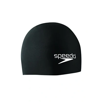 Abbildung von Speedo Badekappe für Erwachsene, Silikon, Elastomeric, Schwarz