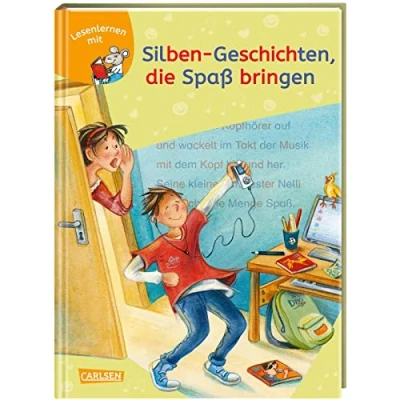 Abbildung von LESEMAUS zum Lesenlernen Sammelbände: Silben Geschichten, die Spaß bringen: 6 Geschichten in 1 Band Lesetexte mit farbiger Silbenmarkierung