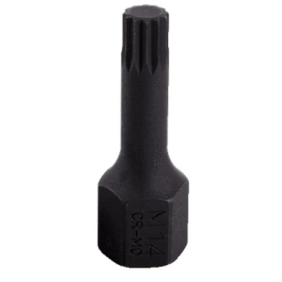 Abbildung von KS TOOLS 515.1162 Steckschlüsseleinsatz 1/2Zoll M14 Chrom Molybdänstahl Innenvielzahn