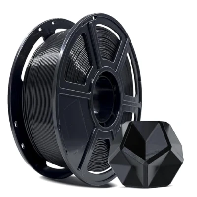 Abbildung von FLASHFORGE 3D Drucker Filament, PLA PRO Filament 1,75 mm, 1 kg Spule, Maßgenauigkeit +/ 0,02 mm für FDM Drucker, bessere Zähigkeit und kein Verknoten (Schwarz)