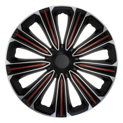 Abbildung von J TEC Rosso J16592 Radblenden 16Zoll silber, schwarz, Rot