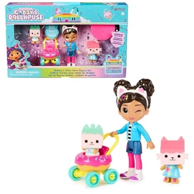 Abbildung von Gabby&#039;s Dollhouse Friends Kitty Care Figurenset