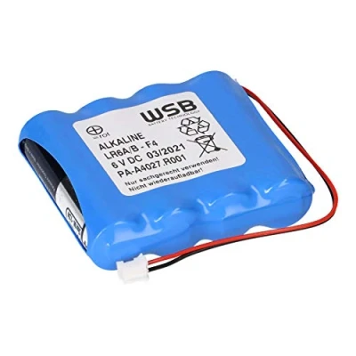 Abbildung von Batteriepack für Türsteuerungen 6VQ 02 6 Volt F4x1 mit Stecker PHR 2, kompatibel Messerschmittanlagen