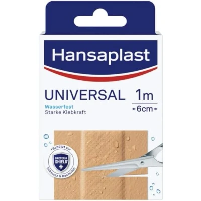 Abbildung von Hansaplast Wundpflaster Universal Pflaster 1mx6cm (10 St), wasserfest