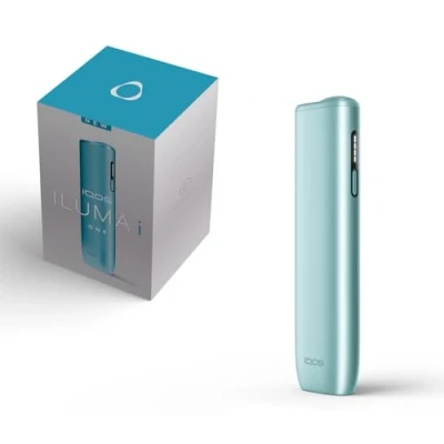 Abbildung von IQOS ILUMA i ONE Kit Breeze Blue Tabakerhitzer (in 5 Farben) für TEREA Tabaksticks unsere beste Alternative zur Zigarette