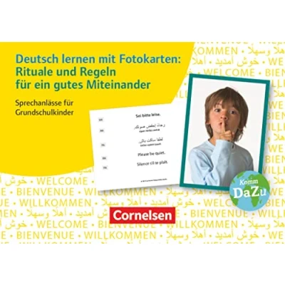 Abbildung von Deutsch lernen mit Fotokarten Grundschule: Rituale und Regeln für ein gutes Miteinander 100 Bildkarten