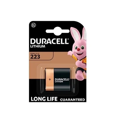Abbildung von 1 x Duracell 223 Lithium Batterien (1 Blisterverpackung mit Batterie), Batterie (CR P2)