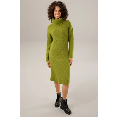 Abbildung von Aniston CASUAL Strickkleid, mit halsfernem Rollkragen