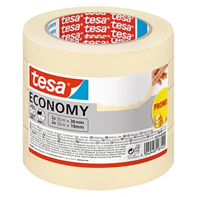 Abbildung von tesa Economy 55318 00000 04 Malerband Weiß 1 Set