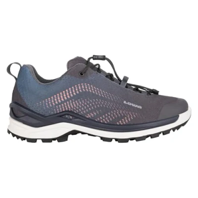 Abbildung von Lowa Leicht Zirrox Hikingschuh, Damen, Größe: 41, Stahlblau Schuhe