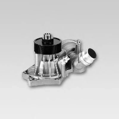 Abbildung von HEPU P491 Wasserpumpe mit Keilrippenriemenscheibe Dichtung mechanisch BMW: 7