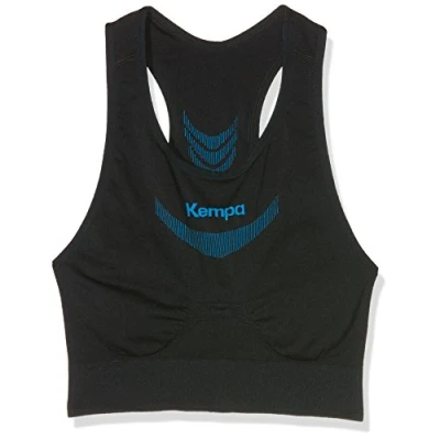 Abbildung von Kempa Unisex Bekleidung Teamsport Attitude Pro Damen Trainingstop, Schwarz/Kempablau, XL XXL EU