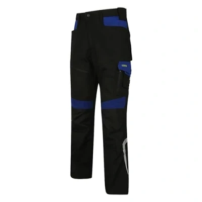 Abbildung von Goodyear Unisex Kontrast tredobbelt syet multi værktøj lomme moderne fragt knæ lommer arbejdssikkerhed Arbeitshose Flex Knee , Schwarz, 32W / 33L EU