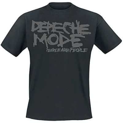 Abbildung von Depeche Mode T Shirt, Unisex, mit People Are Band, Schwarz, M