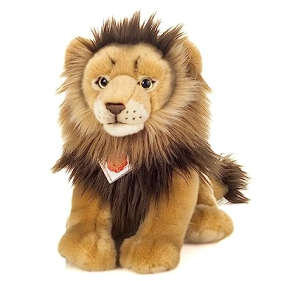 Abbildung von Teddy Hermann® Kuscheltier Löwe sitzend, 30 cm, zum Teil aus recyceltem Material