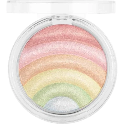 Abbildung von essence you make my day! baked highlighter, Nr. 01, Mehrfarbig, hochpigmentiert, sofortiges Ergebnis, intensiv, strahlend, vegan, ölfrei, ohne Parfüm, Alkohol, 1er Pack (6.8g)