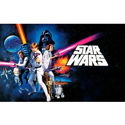 Abbildung von Komar Vliestapete &quot;Star Wars Poster Classic 1&quot;, 200x250 cm (Breite x Höhe), Vliestapete, 100 Bahnbreite