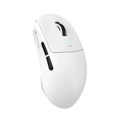 Abbildung von MAMBASNAKE x Attack Shark R6 39g Superlight Mouse, PixArt PAW3950MAX Gaming Sensor, Wireless 8K MCU Nodic 52840, BT/2.4G/Wired Adjustable DPI 42000, for Win11/Xbox/PS/Mac White