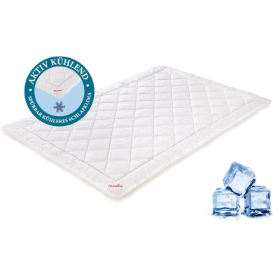 Abbildung von Paradies Baumwollbettdecke &quot;Cool Comfort Bio, Bettdecken sommerleicht, Decke&quot;, extraleicht, Füllung 50% Viskose &amp; Lyocell, Bezug Baumwolle (1 St.), Bettdecke 135x200 cm, 155x220cm, kühlend