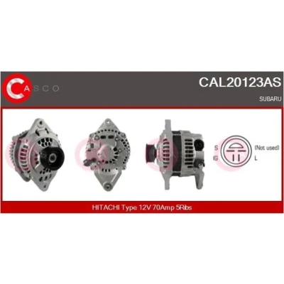 Abbildung von CASCO CAL10483GS Lichtmaschine 12V 140A VOLKSWAGEN: Polo V Schrägheck, GOLF 6, Caddy 3 Kombi, SKODA: Fabia 2 Combi, Octavia Combi
