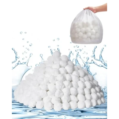 Abbildung von VEVOR Filter Balls Pool Filterbälle für Sandfilterpumpe 2,1kg Schwimmbecken