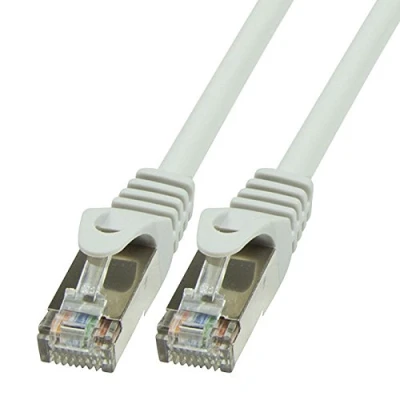 Abbildung von BIGtec 5m CAT.5e Ethernet LAN Gigabit Netzwerkkabel Patch Kabel grau (RJ45, Cat 5e, FTP geschirmt