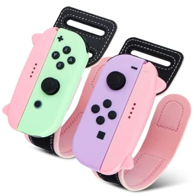 Abbildung von JoyHood 2 Pack Handgelenkband kompatibel mit Zumba Burn It Up für Switch/Switch OLED