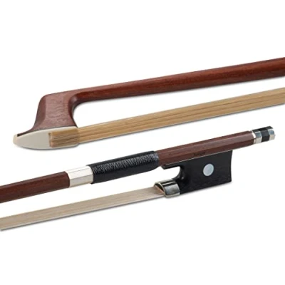 Abbildung von GEWA Violinbogen Massaranduba Student 4/4 Naturhaar, kantige Stange, Ebenholzfrosch mit Schübchen