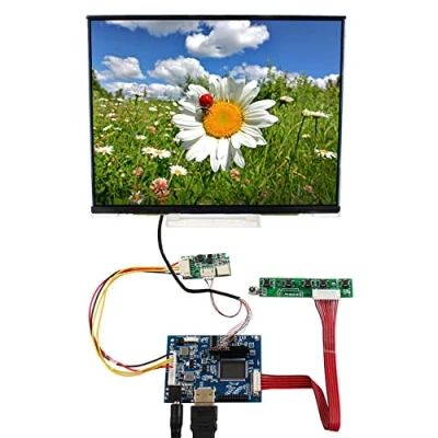 Abbildung von VSDISPLAY 10,4 Zoll LTD104EDZS 1024x768 245nit WLED TFT LCD Bildschirm und HD MI Controller Platine