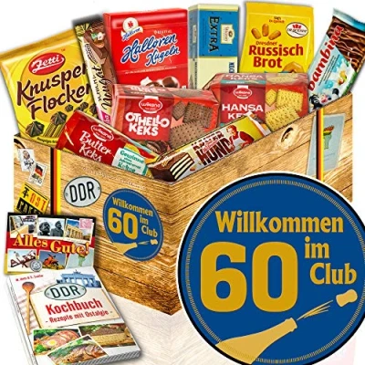 Abbildung von Keks Geschenke/Ost Box/Wilkommen im Club 60/60 Geburtstag Mama