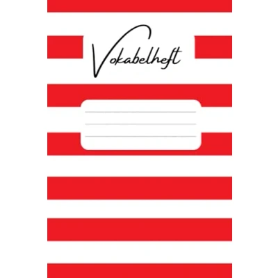 Abbildung von Vokabelheft: Heft für Vokabeln in A5 Englisch 100 Seiten mit 3 Spalten zur individuellen Beschriftung Amerika Flagge