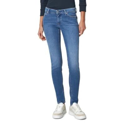 Abbildung von Marc O&#039;Polo Denim Trouser LOW Waist Regular Length Jeans Skinny Fit, Damen, Größe: 26x32, Multi/mid blue