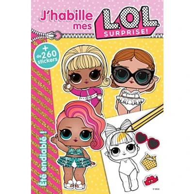 Abbildung von L.O.L. Surprise! J&#039;habille Été endiablé: Avec + de 260 stickers