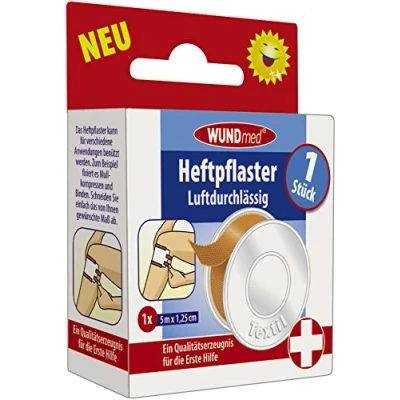 Abbildung von Heftpflaster Textil 1,25 cmx5 m