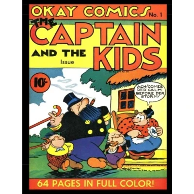 Abbildung von Okay Comics #1: Golden Age Humor Comic 1940 the Captain and Kids