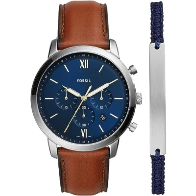 Abbildung von Fossil Neutra Chrono SET Chronograph, Herren, Größe: One Size, Brown