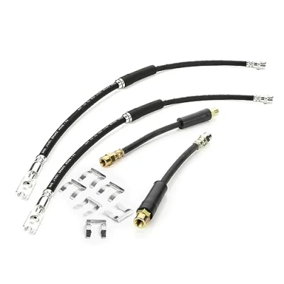 Abbildung von LST 4x Bremsschlauch Set vorne hinten + Halteklammer f Plus A3