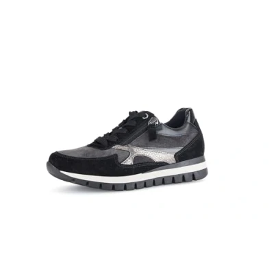 Abbildung von Gabor Sneaker low, Damen, Größe: 38.5, Dark grey schwarz brown Schuhe