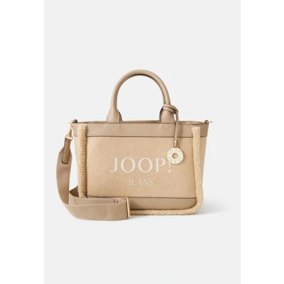 Abbildung von Joop Jeans Henkeltasche calduccio yvette handbag shz, mit großem Logoprint auf der Vorderseite