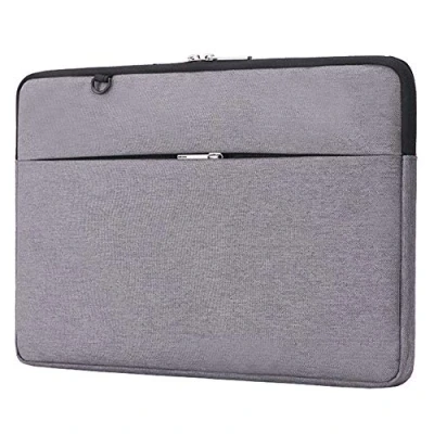 Abbildung von 15 Zoll Laptop Hülle Tasche wasserdichte Laptophülle Laptoptasche Notebooktasche mit Kleine Tragetasche,Dunkelgrau,15