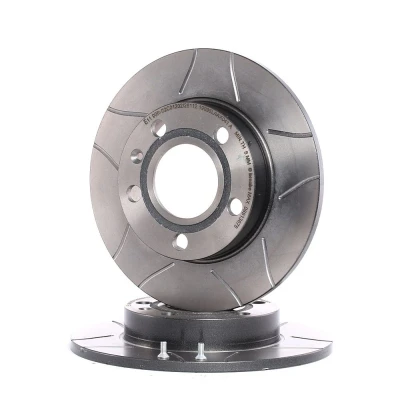Abbildung von BREMBO MAX LINE 08.9136.75 Bremsscheibe 245 10 5 voll, geschlitzt beschichtet mit Schrauben AUDI: A4 B7 Limousine, B6 Avant, Limousine