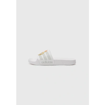 Abbildung von adidas Performance Adilette REAL Madrid Unisex Fußballschuh Halle, Größe: 38, White/solid grey Kunststoff