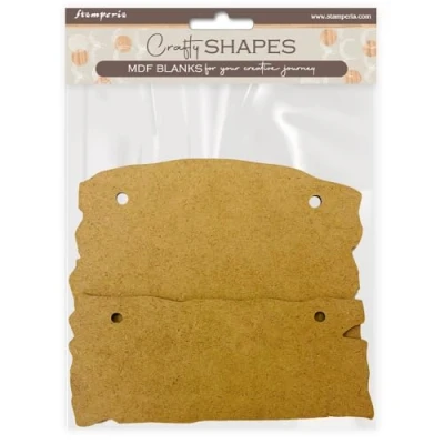 Abbildung von Stamperia MDF Crafty Shapes Blanks Hidden Grove Plates (2pcs) (KLSM41)