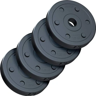 Abbildung von ScSPORTS® Hantelscheiben Set 30/31mm Kunststoff Gewichtsscheiben Gewichte