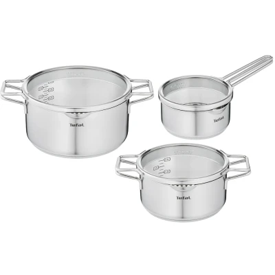 Abbildung von Tefal Nordica 3 teiliges Kochgeschirrset